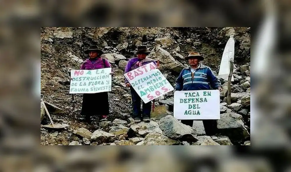 Ayacucho: pobladores protestan contra minera por daños ambientales