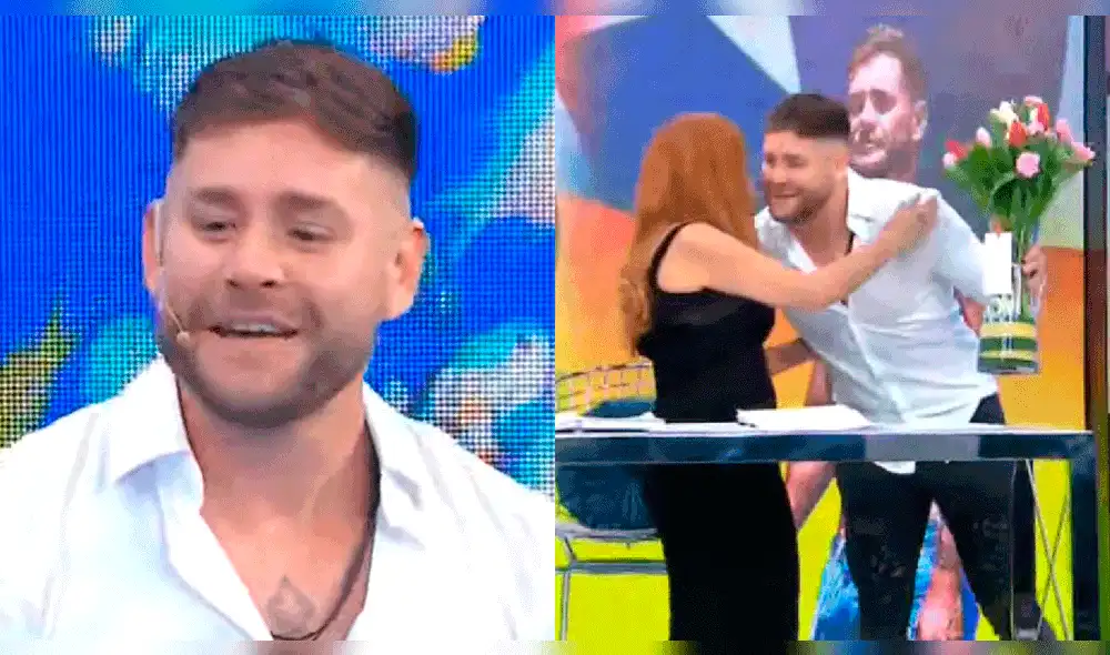 Pancho Rodríguez estuvo en el set de Magaly Medina y le llevó flores. Foto: composición LR/ATV Pancho Rodríguez estuvo en el set de Magaly Medina y le llevó flores. Foto: composición LR/ATV