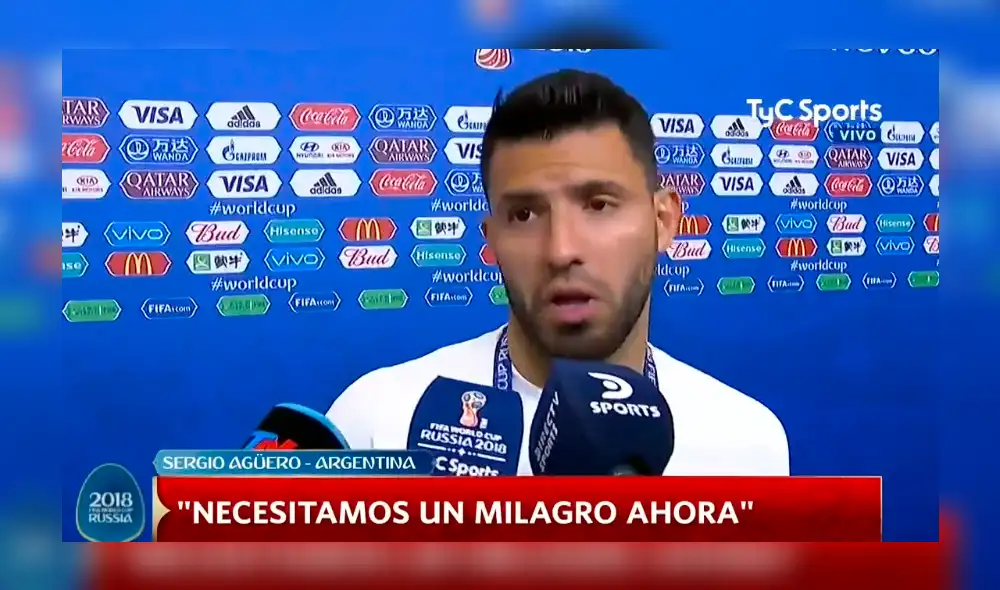 Sergio Kun Agüero y la dura frase contra Sampaoli: "Que diga lo que quiera" Sergio Kun Agüero y la dura frase contra Sampaoli: "Que diga lo que quiera"