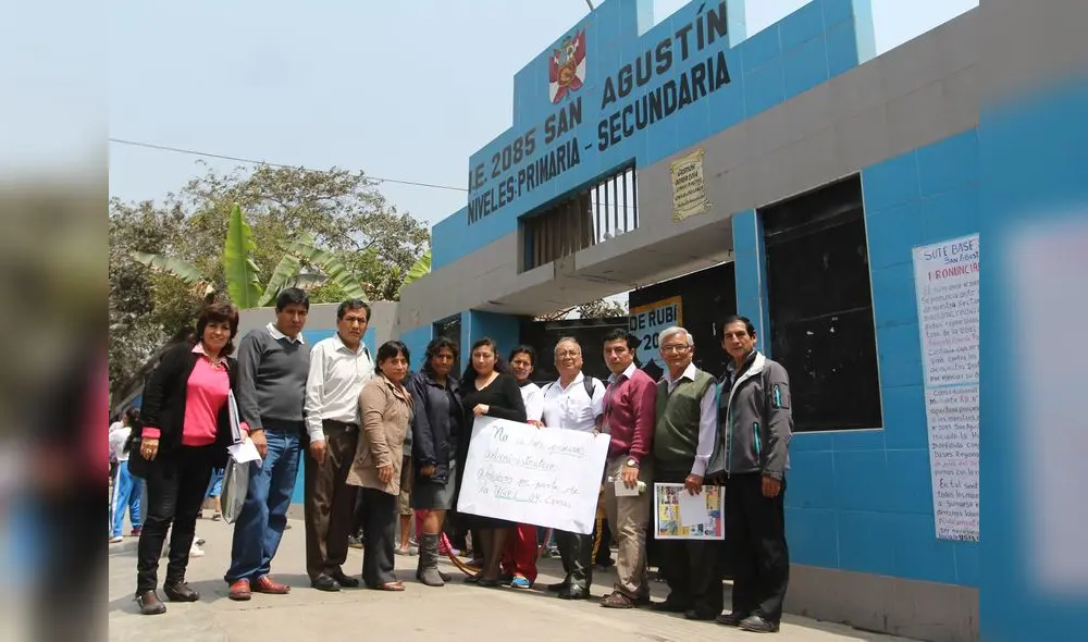 Comas: trece docentes del colegio San Agustín denuncian abusos de la UGEL 04 Comas: trece docentes del colegio San Agustín denuncian abusos de la UGEL 04