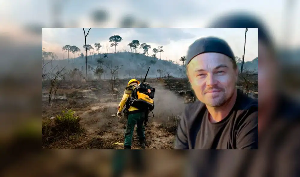 DiCaprio expresó su apoyo a la defensa del medio ambiente. Foto: Composición