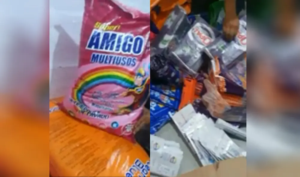 La Policía Fiscal lo detuvo en un inmueble donde se incautó máquinas selladoras, balanzas y empaques adulterados. Foto: Captura de video PNP