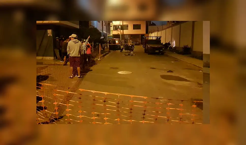 Un asesinato se registro en Los Olivos, cerca a condominios Tomas Valle. (Foto: Difusión)