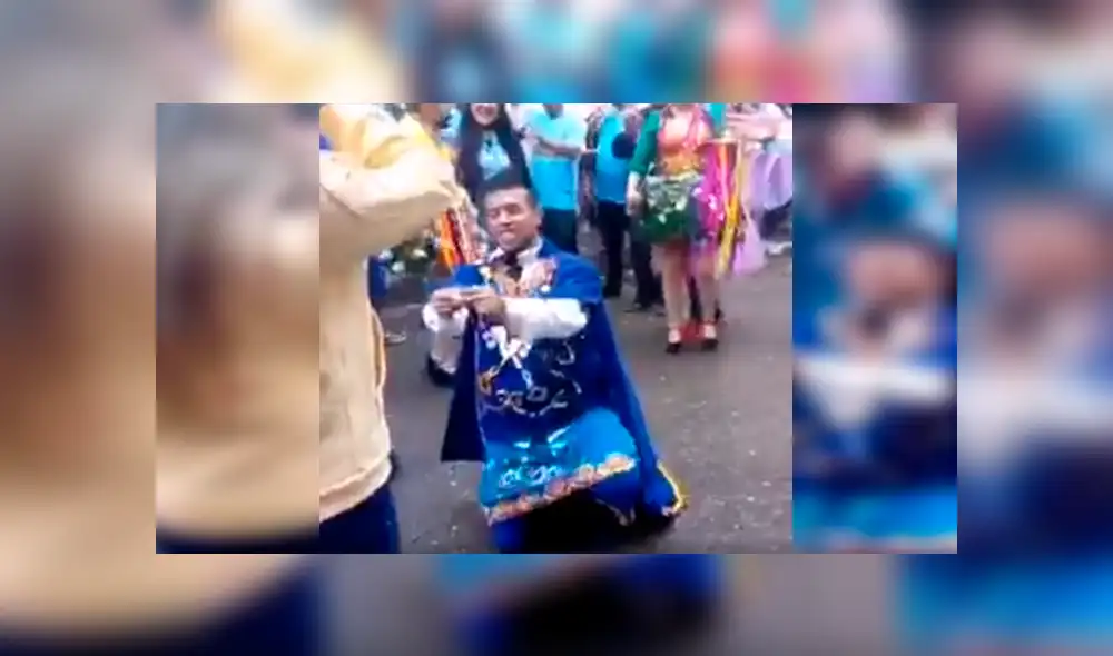 Facebook viral: participó en el Carnaval de Cajamarca y le pidió matrimonio a su pareja [VIDEO]