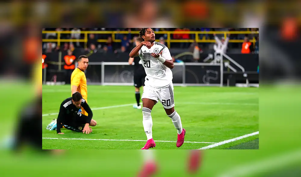 El jugador del Bayern Munich juega su tercer partido con la selección alemana. Créditos: EFE