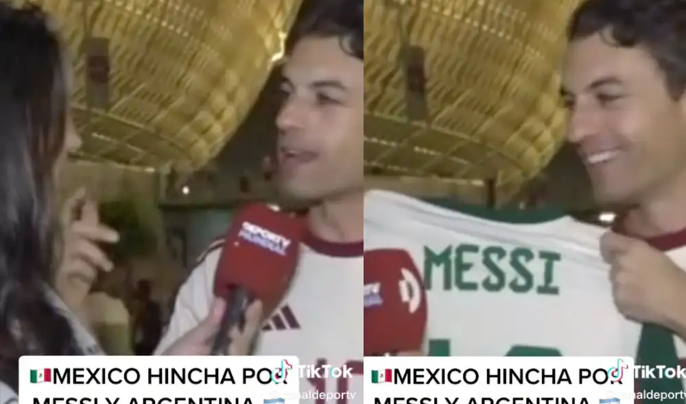 Este hecho sucedió en Qatar. Foto: composición LR / TikTok / @canaldeportv Este hecho sucedió en Qatar. Foto: composición LR / TikTok / @canaldeportv