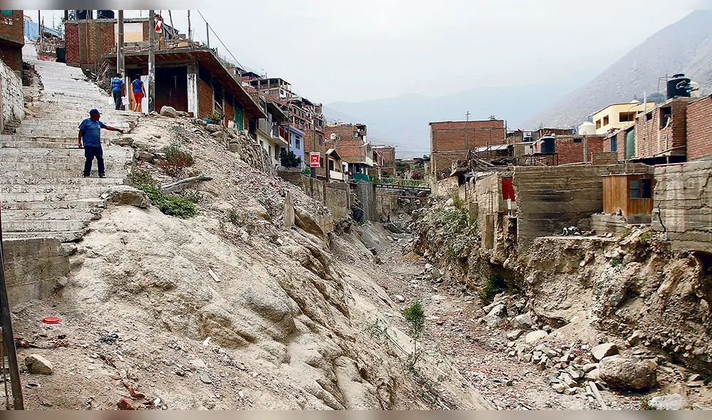 Lima está rodeada de 57 puntos peligrosos ante lluvias y huaicos