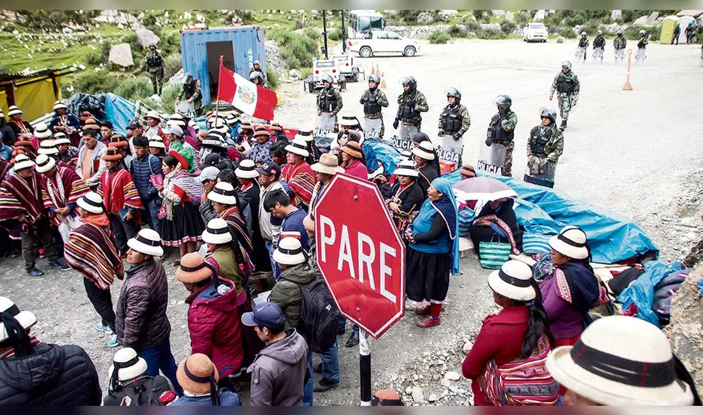 BAJO CUESTIÓN. Magistrados del TC deben evaluar si es adecuado que la Policía esté al servicio de las empresas mineras.
