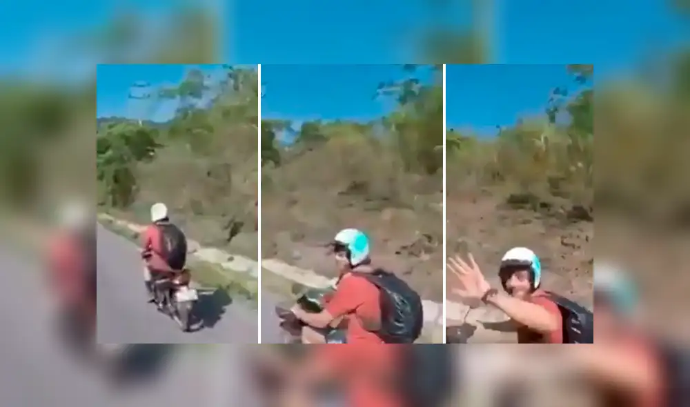 Joven se encuentra con su mejor amigo, lo saluda en plena carretera y ocasiona aparatoso accidente. Joven se encuentra con su mejor amigo, lo saluda en plena carretera y ocasiona aparatoso accidente.