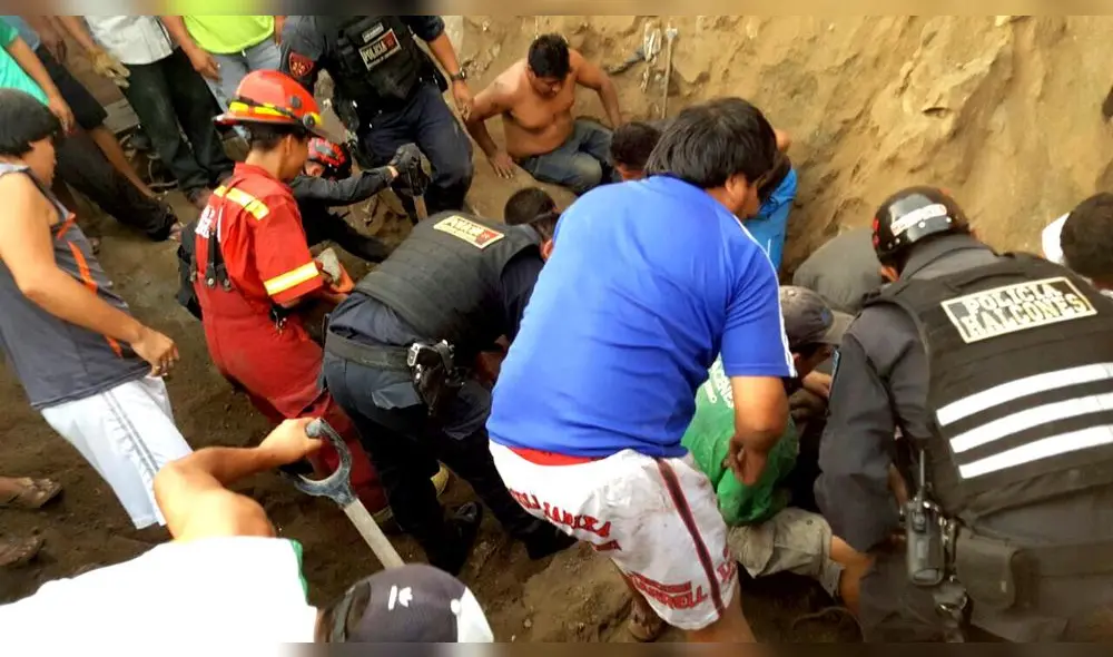 Un muerto y dos heridos deja derrumbe en cerro de San Juan de Lurigancho