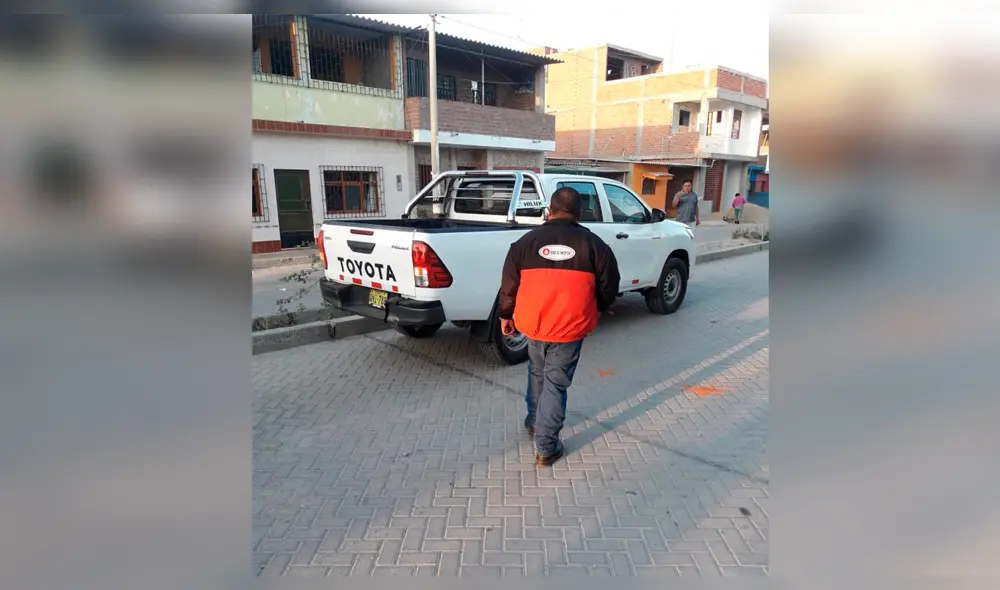 Personal policial investiga el hecho. Personal policial investiga el hecho.