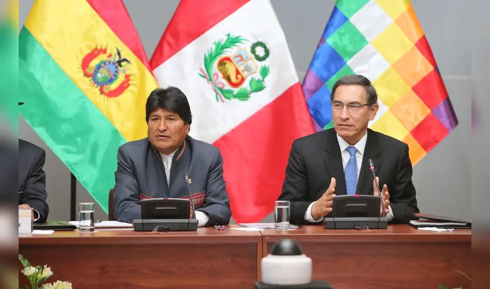Gabinete Binacional Martin Vizcarra y Evo Morales Gabinete Binacional Martin Vizcarra y Evo Morales