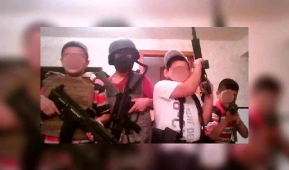 El CJNG es una de las bandas criminales que tiene más menores de edad entre sus filas. Foto: Difusión. El CJNG es una de las bandas criminales que tiene más menores de edad entre sus filas. Foto: Difusión.