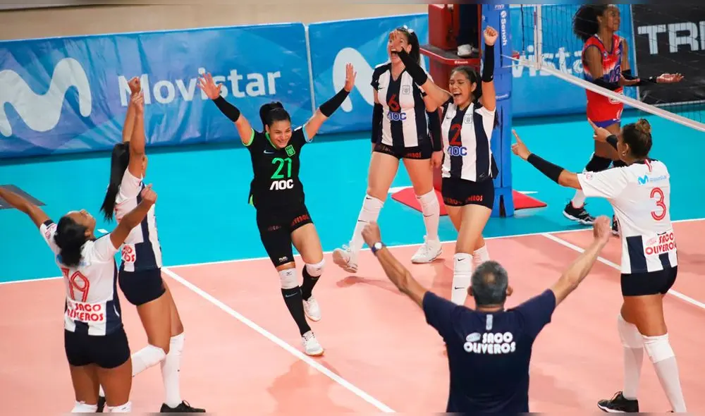 Las íntimas superaron a Jaamsa por tres sets a dos. Foto: Prensa Alianza Lima