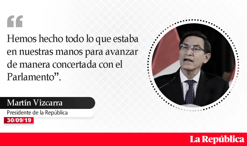 Cierre del Congreso: estas son las frases que dejó el histórico anuncio de Vizcarra Cierre del Congreso: estas son las frases que dejó el histórico anuncio de Vizcarra