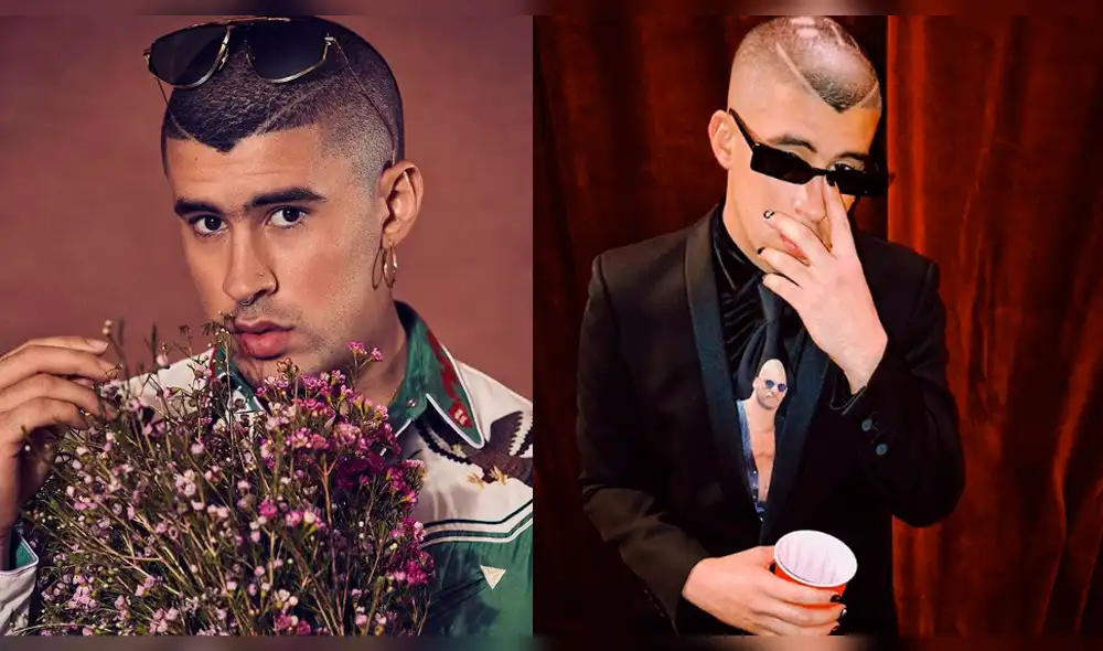 Bad Bunny impacta con atrevido look en los Latin Billboard