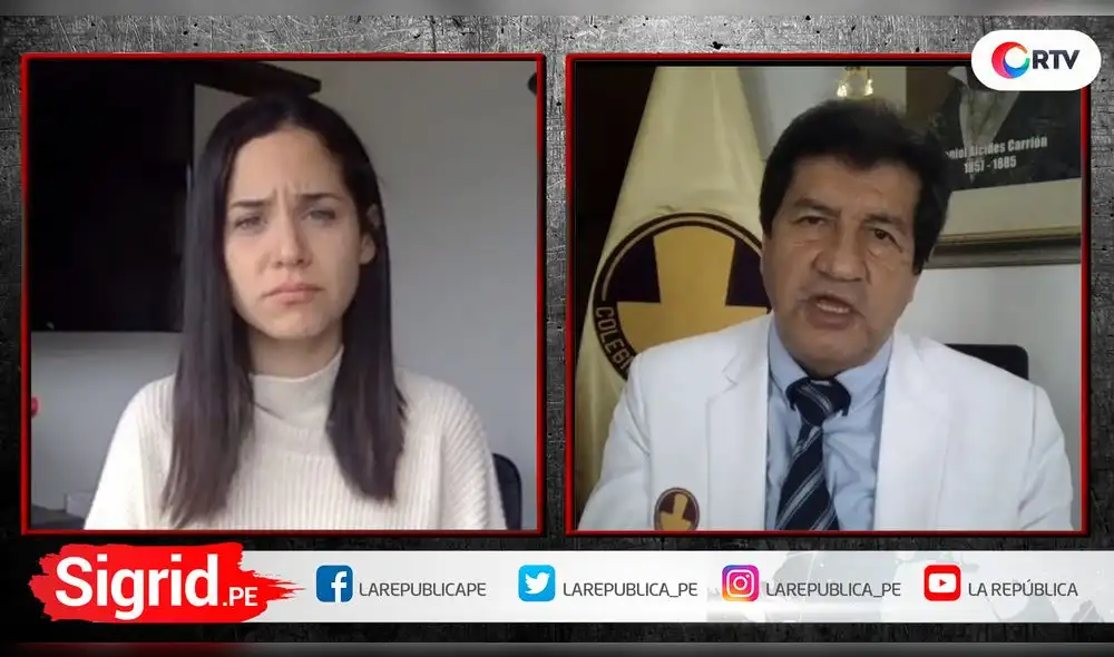 Miguel Palacios Celi, decano del Colegio Médico del Perú.