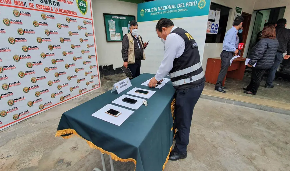 Criminales fueron detenidos en la Depincri Surco. Foto: María Ponce / URPI-GLR Criminales fueron detenidos en la Depincri Surco. Foto: María Ponce / URPI-GLR