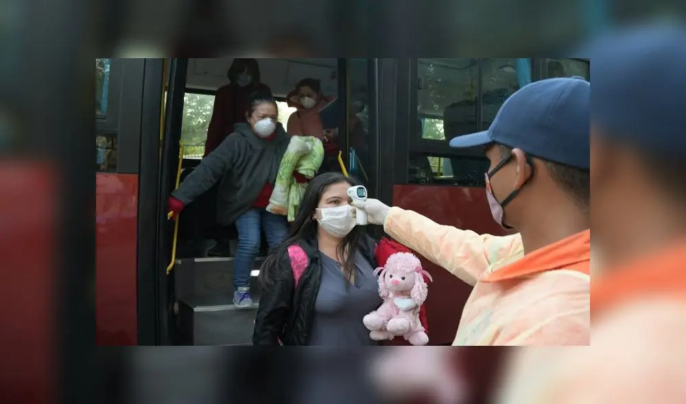Los migrantes y refugiados que dejaron Chile recibieron atención sanitaria para prevenir un brote de coronavirus. Foto: Cancillería de Venezuela Los migrantes y refugiados que dejaron Chile recibieron atención sanitaria para prevenir un brote de coronavirus. Foto: Cancillería de Venezuela