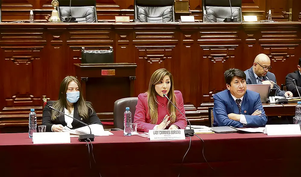 Insistencia. La denuncia volverá a manos de la Subcomisión de Acusaciones. Su presidenta Lady Camones la reformulará. Foto: difusión