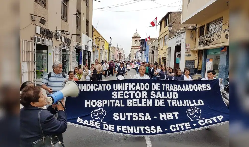 marcha trabajadores del sector salud