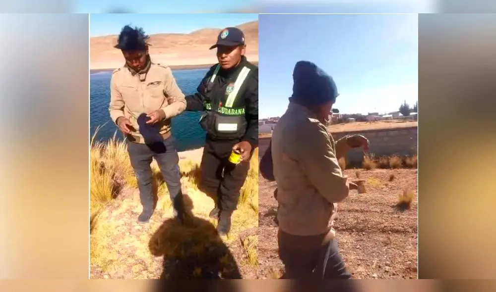 Puno: joven bajo los efectos de la droga defiende su derecho a consumo