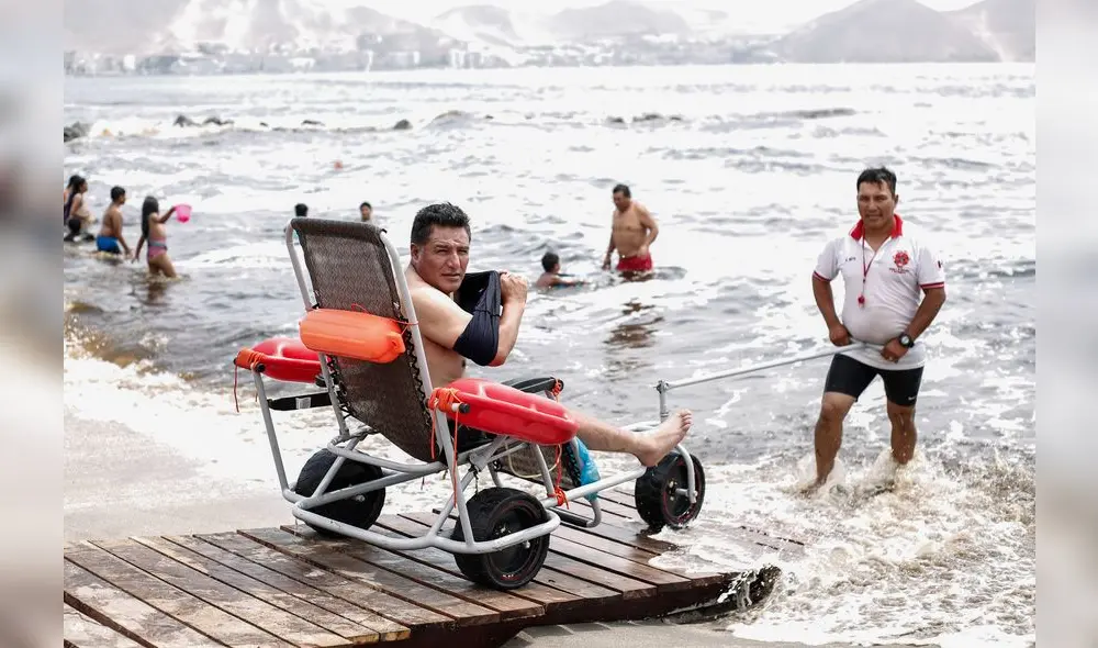 Miguel Encarnación antes de volver a sentir el mar. Crédito: Antonio Melgarejo