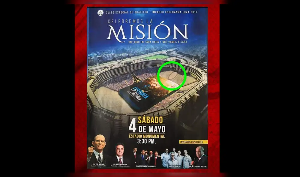 Hinchas de Universitario reclaman a grupo religioso por "borrar" su escudo de la tribuna [FOTO]