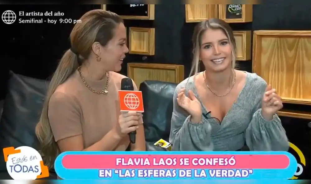 Sheyla Rojas interrumpe a Flavia Laos en programa radial y recibe confesión de su futuro con Patricio Parodi