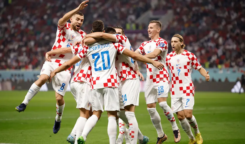 Croacia logra meterse al podio de una Copa del Mundo por segunda vez de forma consecutiva. Foto: EFE Croacia logra meterse al podio de una Copa del Mundo por segunda vez de forma consecutiva. Foto: EFE