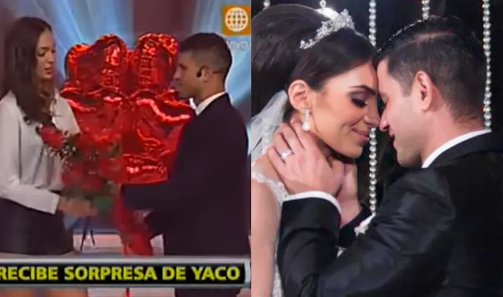 Natalie Vértiz y Yaco Eskenazi llevan juntos más de una década. Foto: captura de América TV Natalie Vértiz y Yaco Eskenazi llevan juntos más de una década. Foto: captura de América TV