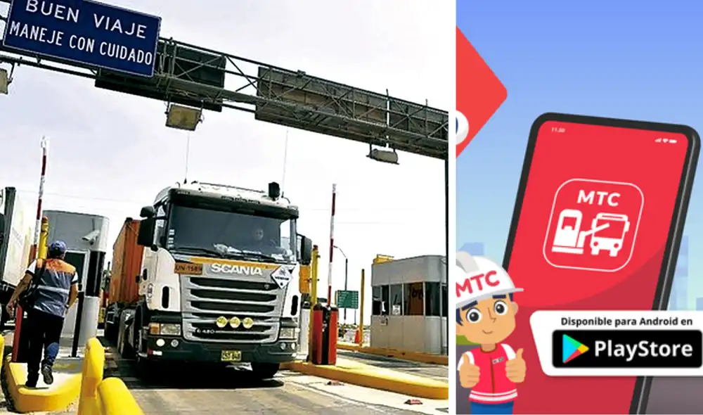 Transportistas podrán acceder a la devolución del 40% de los peajes gracias a la app Peaje 40. Foto: composición LR/La República/Gobierno Perú.