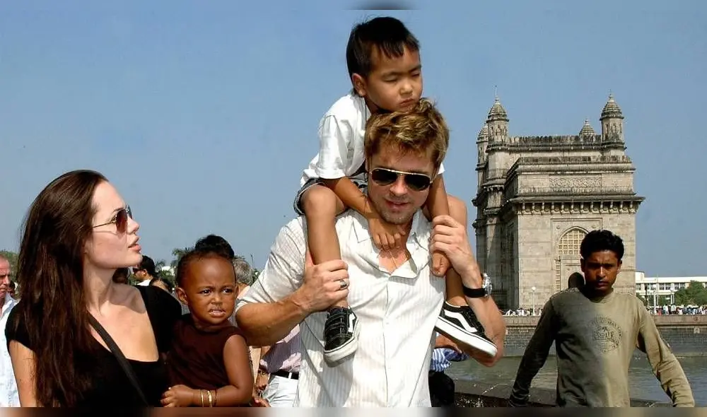 Según dijo, la facilidad con la que su hijo Maddox se adaptó a él fue algo que le fascinó. (Foto: AFP)