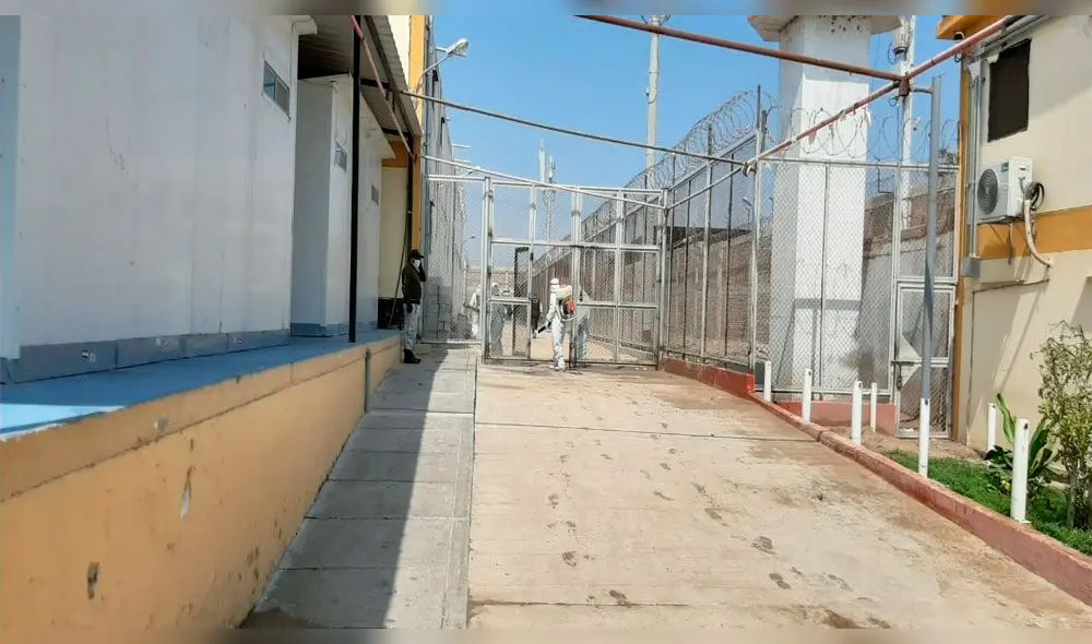Refuerzan control sanitario y de seguridad en el penal de Chiclayo. Refuerzan control sanitario y de seguridad en el penal de Chiclayo.