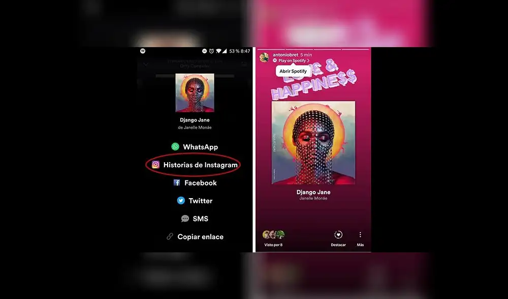 Spotify: descubre cómo compartir música en tus historias de Instagram [VIDEO]