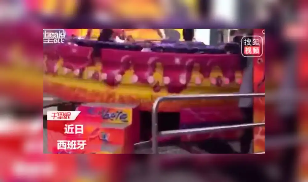 Facebook viral: joven sube a ‘Tagadisco’, aumentan la velocidad y sale expulsada del juego [VIDEO] 