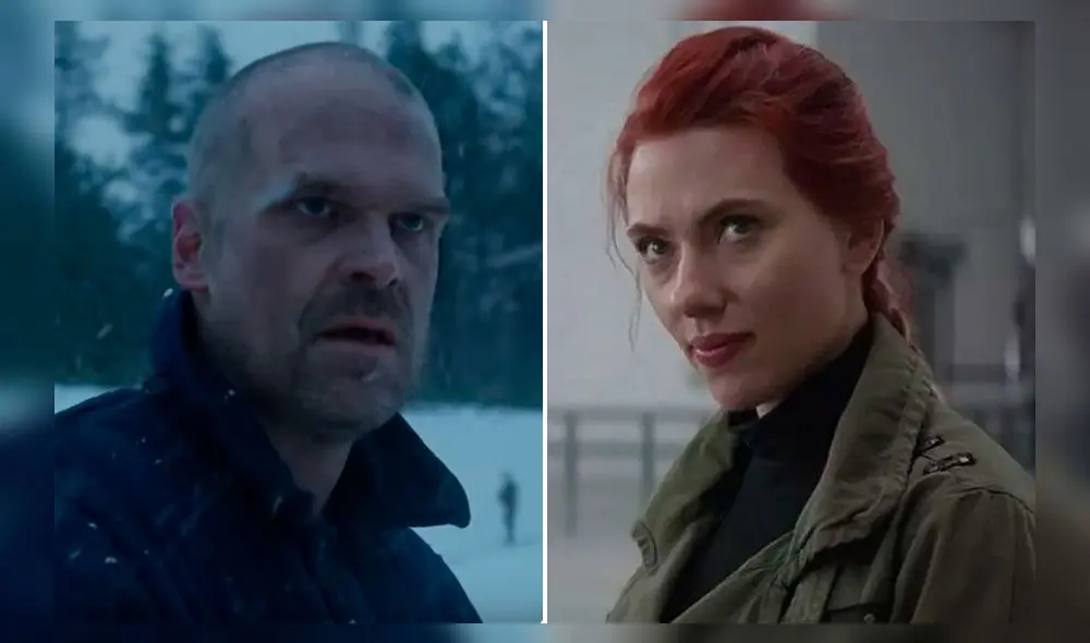 Posible conexión entre Stranger Things y Black Widow. Créditos: Composición