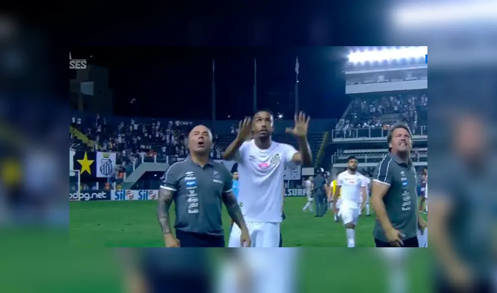 Sampaoli insulta a hincha de Santos FC. Foto: Captura/Sport TV