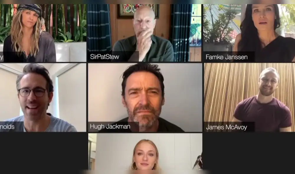 Ryan Reynolds interrumpió la videoconferencia de los X-Men y protagonizó un divertido momento | Foto: YouTube
