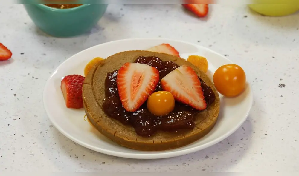 Panqueques de mermelada y aguaymanto  [Video y Receta]