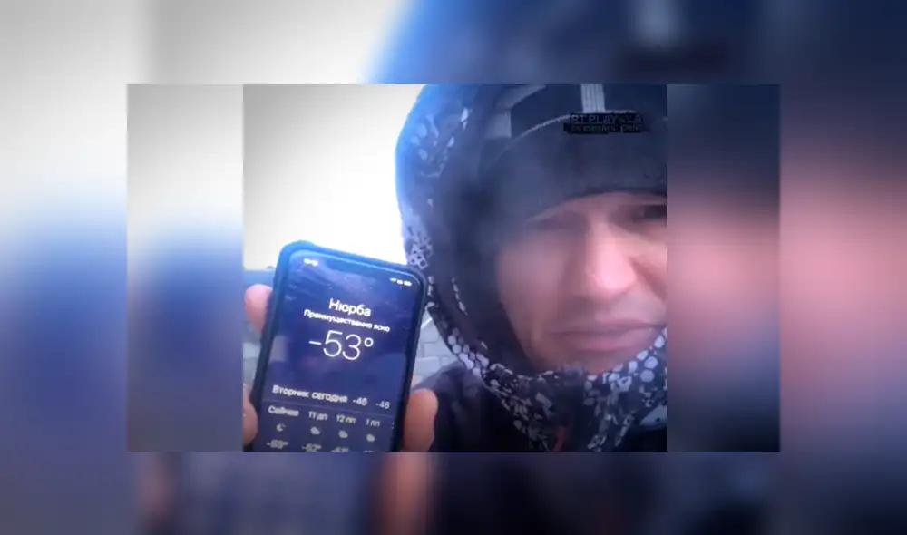 Desliza las fotografías para ver el increíble resultado de este ‘helado’ experimento que hizo un joven ruso. Foto: Captura/RT Play Desliza las fotografías para ver el increíble resultado de este ‘helado’ experimento que hizo un joven ruso. Foto: Captura/RT Play