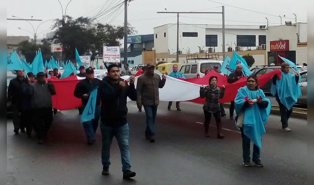 Trabajadores de Sutesal anuncian marcha para el 25 de julio con CGTP.