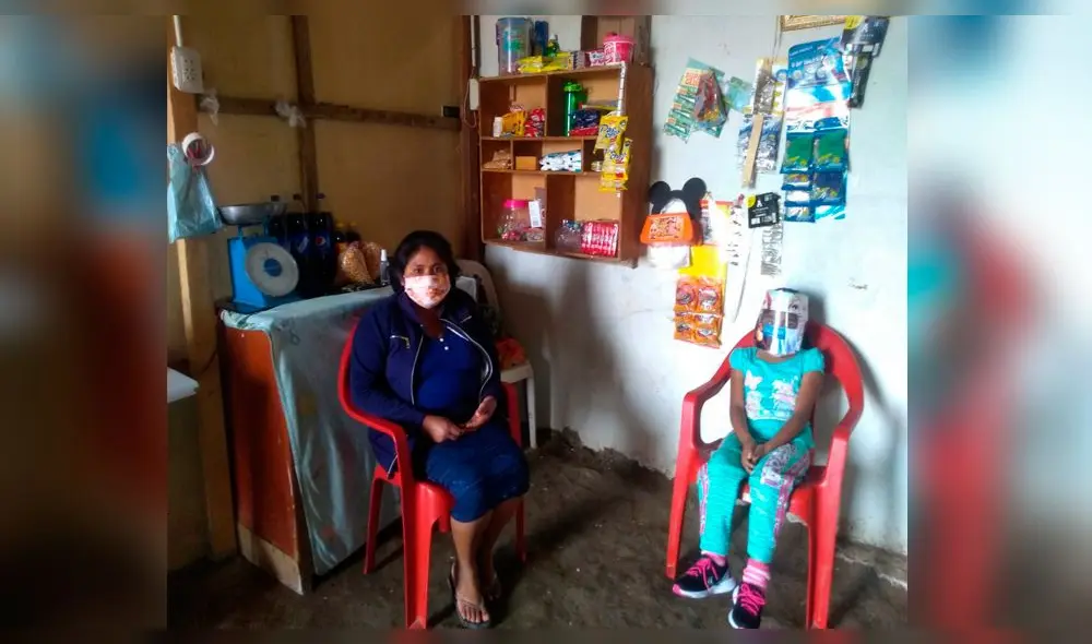 Niña discapacitada invierte en bodega