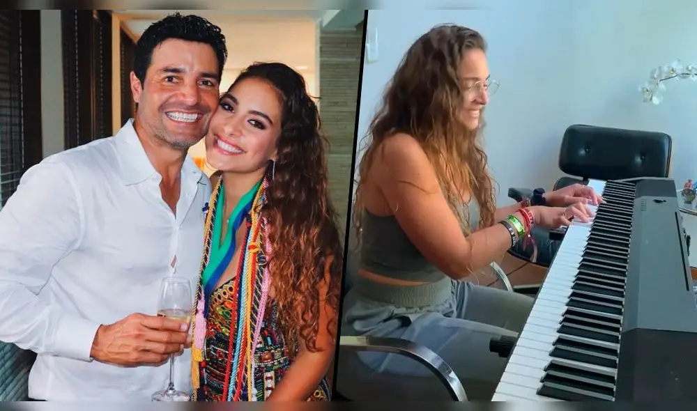 Al igual que su padre, la joven Isadora ha demostrado poseer un gran talento para la música.