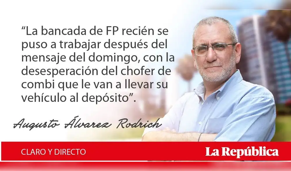 Fuerza Popular le dará su ‘vuelto’ al presidente 