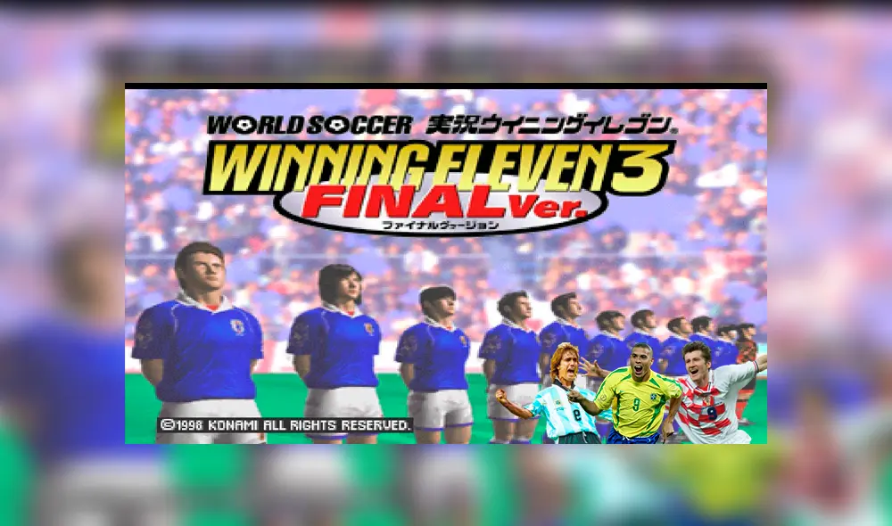Winning Eleven 3 acaba de cumplir 20 años y pocos lo recordaron [FOTOS Y VIDEO]