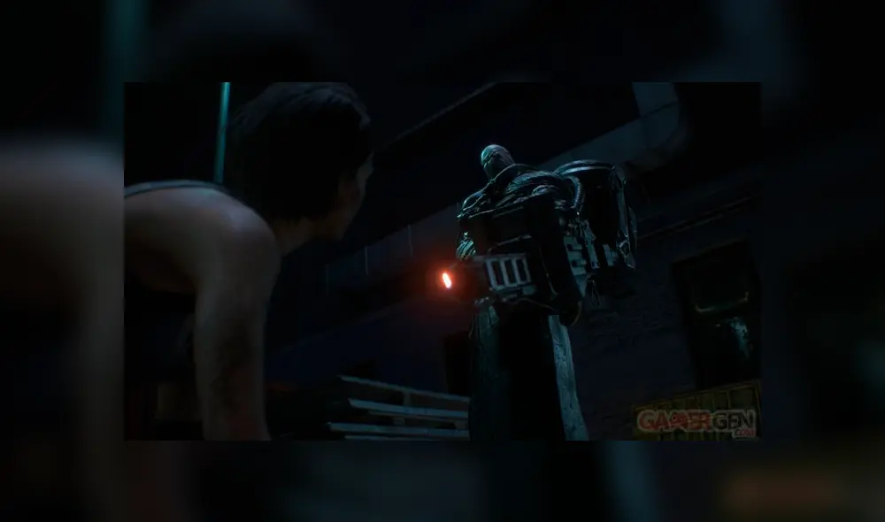 Jill Valentine contra Nemesis. Jill Valentine contra Nemesis.