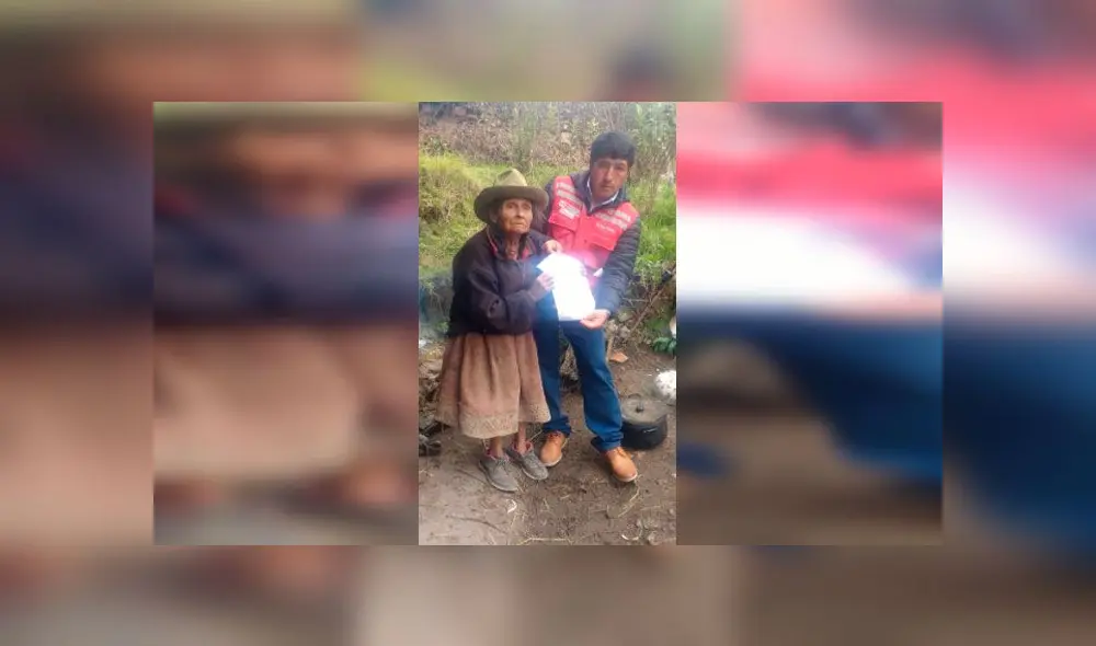 Dan carta poder a anciano para que recoja el dinero de su esposa. Créditos: Difusión.