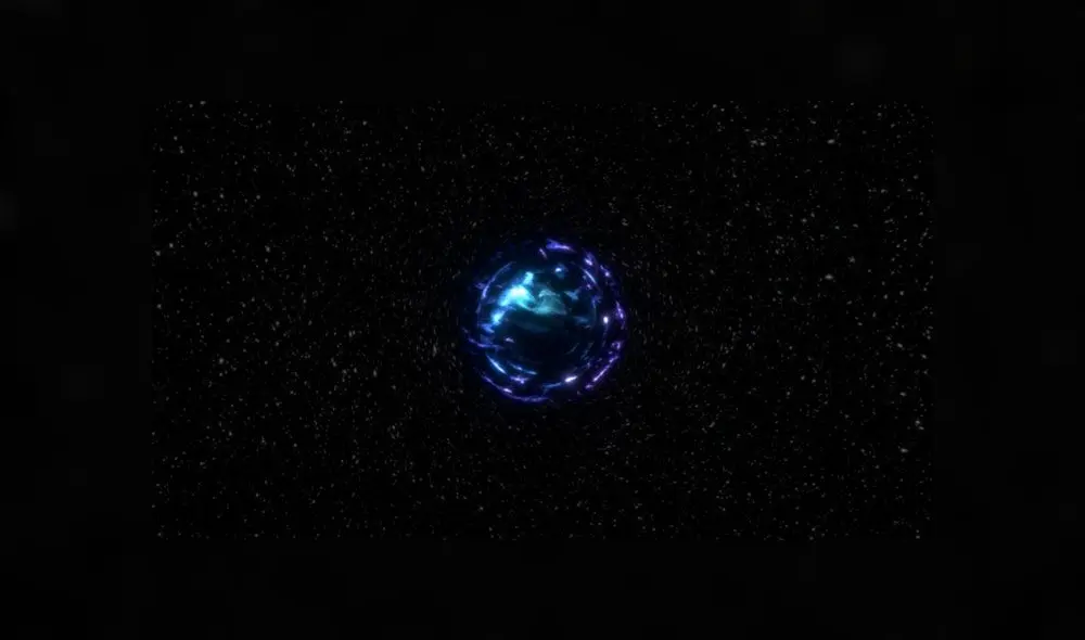 Un "objeto misterioso" se fusionó con un agujero negro. Imagen: Virgi/EGO.