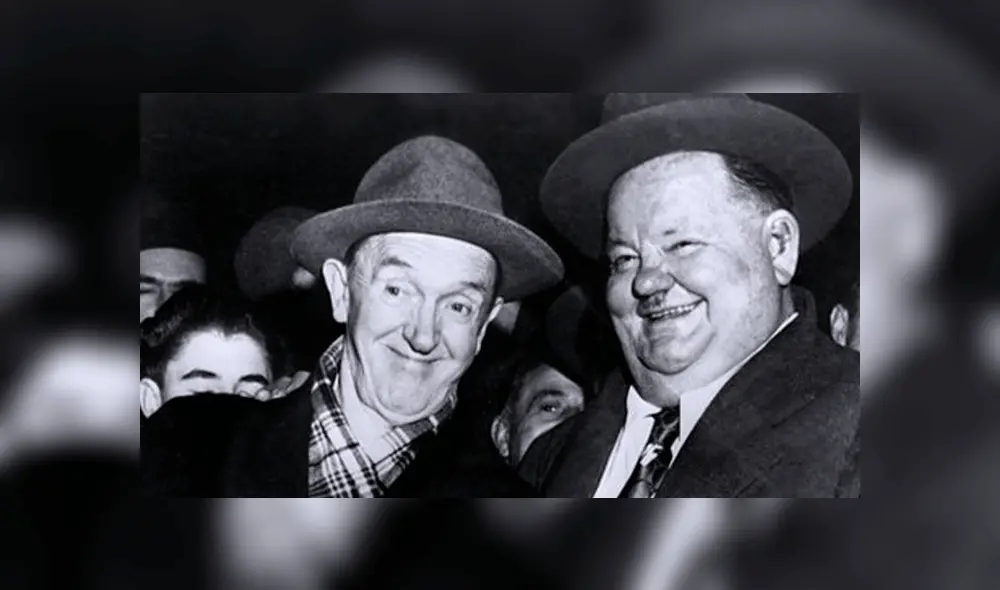 Stan Laurel (izquierda), de El Gordo y el Flaco, sirvió de inspiración para el personaje. Foto: AFP.